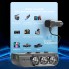 Разветвитель прикуривателя Earldom ES-CS4, модель GC01, 3 USB-порта, выход USB PD 36W, черный