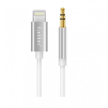Кабель AUX to Lightning Earldom ET-AUX22 1.8м TPE алюміній для аудіо