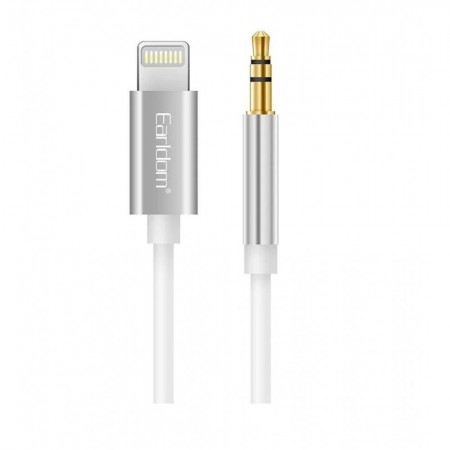 Кабель AUX to Lightning Earldom ET-AUX22 1.8м TPE алюминий для аудио