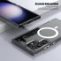 Защитный чехол для Samsung S24 Ultra Ipacky Aurora Case с MagSafe, прозрачный
