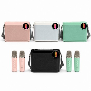 Портативная Bluetooth колонка ifei YS-214 с двумя микрофонами и RGB подсветкой