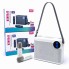 Портативная Bluetooth колонка ifei YS-214 с двумя микрофонами и RGB подсветкой