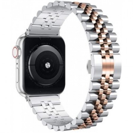 Ремешок для Apple Watch 42/44/45/49 mm 5 Bead, розовое золото