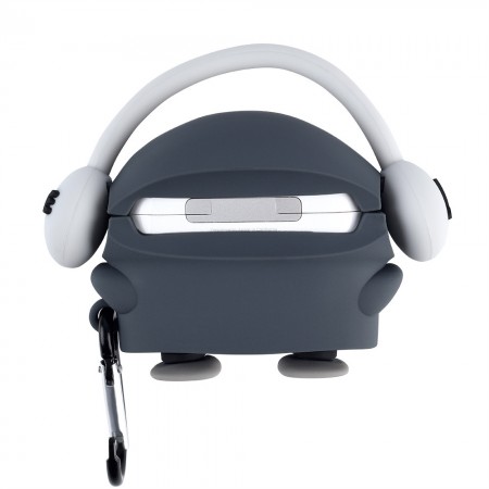 Чехол для AirPods 3 no brand силиконовый с карабином мультяшный дизайн наушники