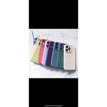 Чохол Soft Touch MagSafe для iPhone 14 Pro силіконовий рожевий пісок