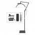 Безтеневая LED-лампа HD-M40X, 36 Вт, 3200–5600 K, 145–187 см, на напольной стойке