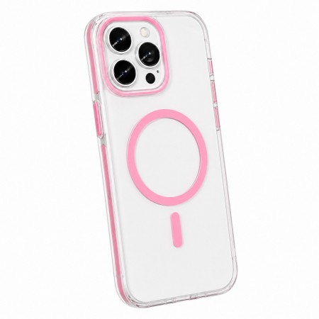 Защитный чехол для iPhone 13 Pro Max Colorful MagSafe, розовый