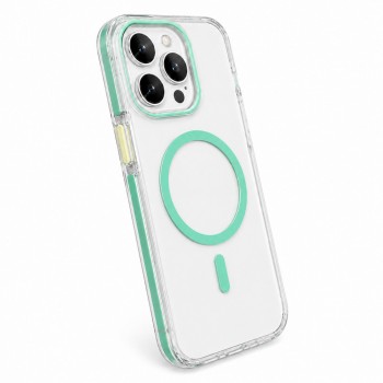 Защитный чехол с MagSafe для iPhone 16 Plus Colorful, зеленый мятный