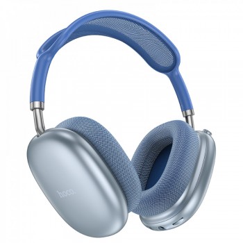 Бездротові навушники Hoco W55, блакитні, Bluetooth 5.4, час роботи 90 годин