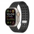 Ремінець для Apple Watch Magic Silicon Double Color, 42/44/45/49 мм, чорний