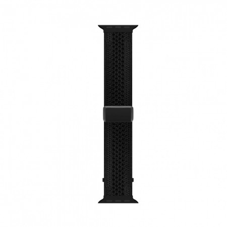 Ремінець для Apple Watch Weaving Band Magnetic, чорний, 42/44/45/49 мм