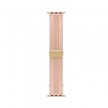 Ремінець Weaving Band Magnetic для Apple Watch 42/44/45/49 мм, рожевий, регульована довжина, стильний дизайн