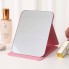 Зеркало для макияжа с LED подсветкой Folding Makeup Mirror 806 розовое, аккумулятор