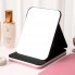 Зеркало для макияжа с LED подсветкой Folding Makeup Mirror 806 розовое, аккумулятор