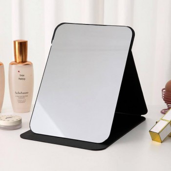 Зеркало для макияжа Folding makeup mirror 806 складное с LED подсветкой, аккумулятор, черное
