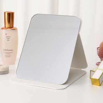 Зеркало для макияжа no brand Folding Makeup Mirror 806 с LED подсветкой белое