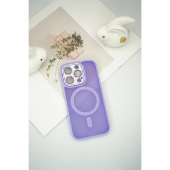 Защитный чехол для iPhone 16 Pro MagSafe, матовый, лавандовый