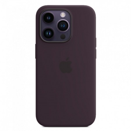 Силіконовий чохол для iPhone 16 Pro Max з MagSafe, сливовий