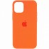 Чехол силиконовый для iPhone 16 полноразмерный, цвет оранжевый Hermes