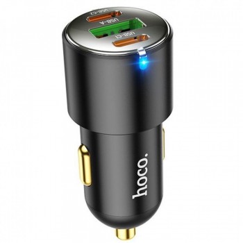 Автомобильное зарядное устройство Hoco NZ6 PD 45W, 3 порта (2C1A), быстрое зарядное устройство Автомобильное зарядное устройство Hoco NZ6 PD 45W, 3 порта (2C1A), быстрое зарядное устройство