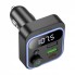 FM-трансмітер Hoco E85 Bluetooth 5.4, 3.0A, PD20W, 2 USB, автозарядка