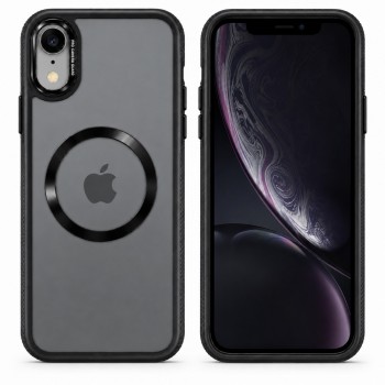 Захисний чохол для iPhone XR Black Hybrid Case з MagSafe