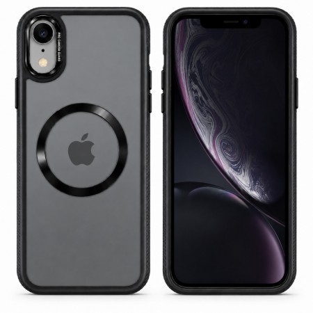 Захисний чохол для iPhone XR Black Hybrid Case з MagSafe