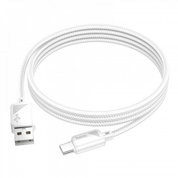 Кабель USB-C Hoco X113, 2.4A, 1м, белый