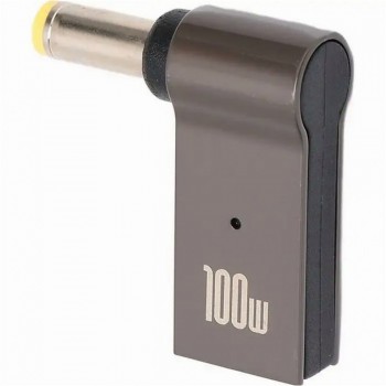Адаптер переходник USB-C на DC 5.5/2.5 мм Veron, компактный размер
