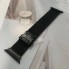 Ремешок для Apple Watch Milanese Loop S10 Lock, 42/44/45/49 мм, черный
