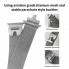 Ремінець для Apple Watch Milanese Loop S10 Lock, 42/44/45/49 мм, сірий