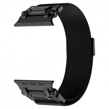 Ремешок для часов Apple Watch Milanese Loop Reinforced, 42/44/45/49 мм, черный