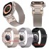 Ремешок для часов Apple Watch Milanese Loop Reinforced, 42/44/45/49 мм, черный