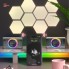 Портативна колонка Earldom ET-A31 Bluetooth 5.1, LED-підсвітка, Type-C, біла