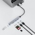 USB-хаб WiWU ZOLO Wi-HB003, 5-в-1, алюминиевый корпус, поддержка USB-C и USB-A