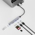 USB-хаб WiWU ZOLO Wi-HB003, 5-в-1, алюминиевый корпус, поддержка USB-C и USB-A