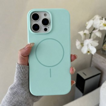 Защитный чехол для iPhone 16 Pro Max  Silicone Case с MagSafe, бирюзовый