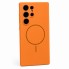 Защитный чехол для Samsung S25 Ultra Veron Silicone Case with MagSafe, оранжевый