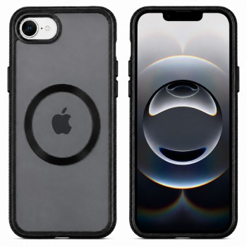 Защитный чехол для iPhone 16e Black Hybrid Case With MagSafe