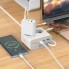 Мережевий подовжувач Hoco AC28 2 розетки 3 USB-C 1 USB-A 45Вт 2м білий
