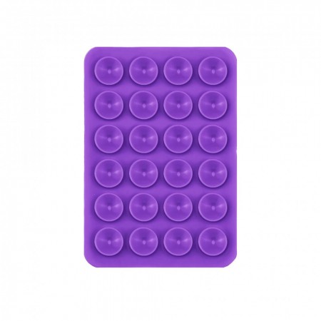 Держатель-присоска no brand Double Side Silicone фиолетовый 5x8 силикон