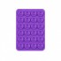 Держатель-присоска no brand Double Side Silicone фиолетовый 5x8 силикон