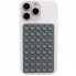 Держатель-присоска для телефона no brand Double Side Silicone темно-серый 6.5x10 см