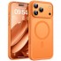 Чохол Rock Guard Metal Lens Frame TPU MagSafe для iPhone 17 Pro Max помаранчевий