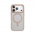 Чохол Rock Guard Metal Lens Frame TPU MagSafe для iPhone 17 Pro Max білий
