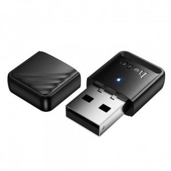 Адаптер Bluetooth USB Hoco UA42 версія 5.4 компактний з ковпачком
