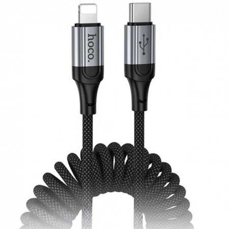 Кабель USB-C to Lightning Hoco X121 27W PD 1м нейлонова оплетка