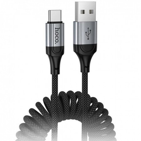 Кабель USB-C Hoco X121 2.4A 1м нейлонова оплетка швидка зарядка
