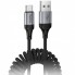 Кабель USB-C Hoco X121 2.4A 1м нейлонова оплетка швидка зарядка