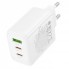 Мережевий зарядний пристрій Borofone BN32 65W 2xUSB-C 1xUSB-A GaN
